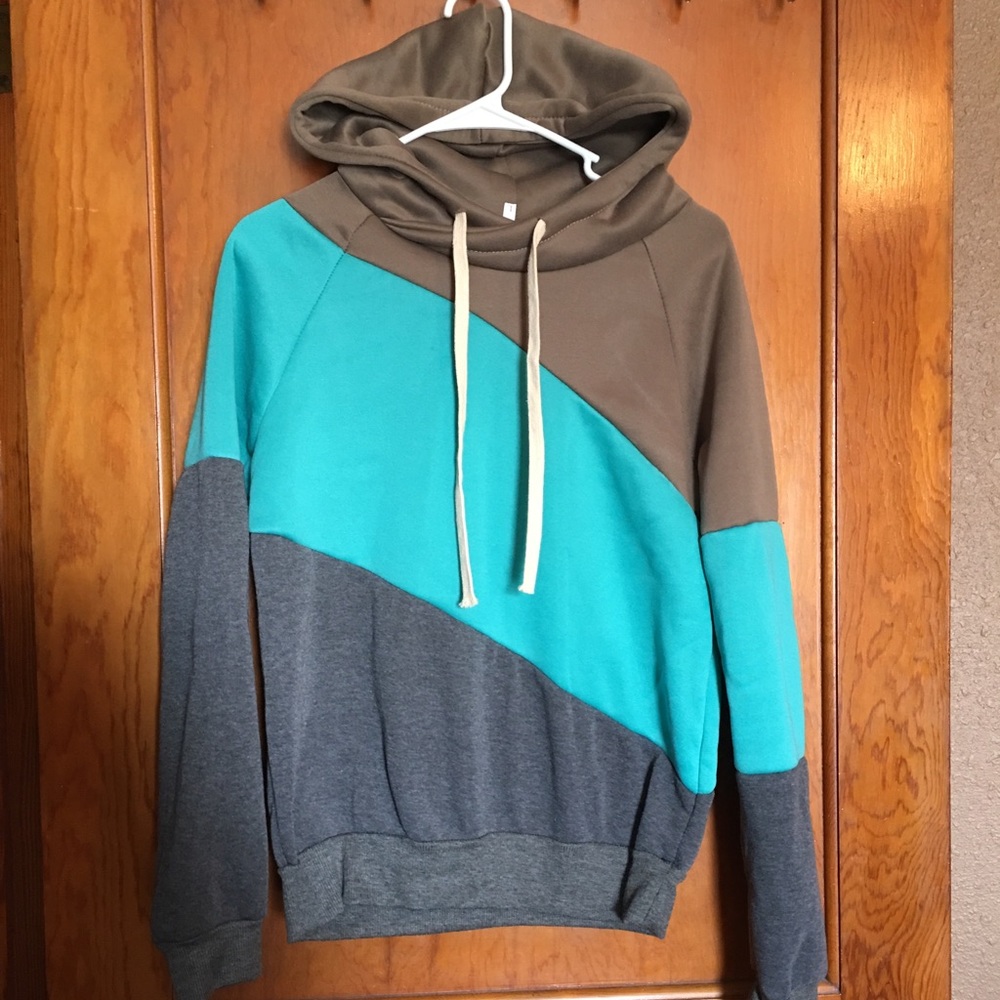 Tri color hoodie